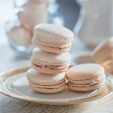 Cherry Cheesecake Macarons